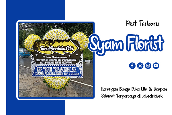 Karangan Bunga Duka Cita & Ucapan Selamat Terpercaya di Jabodetabek
