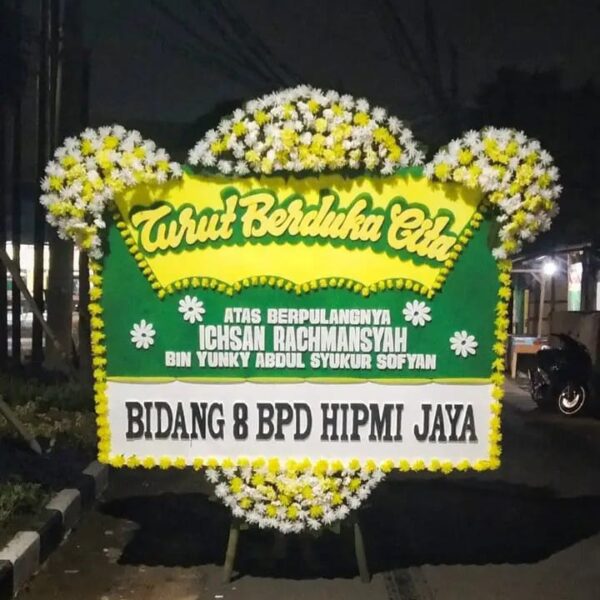Karangan Bunga Duka Cita