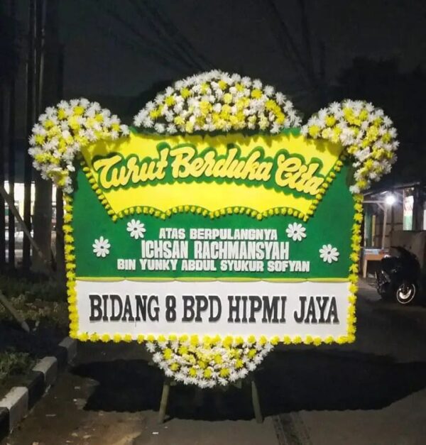 Karangan Bunga Duka Cita
