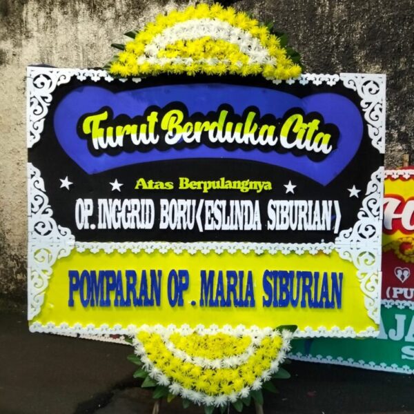 Karangan Bunga Duka Cita